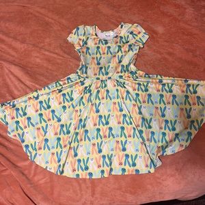 Dot dot smile Easter bunny dress size 5/6